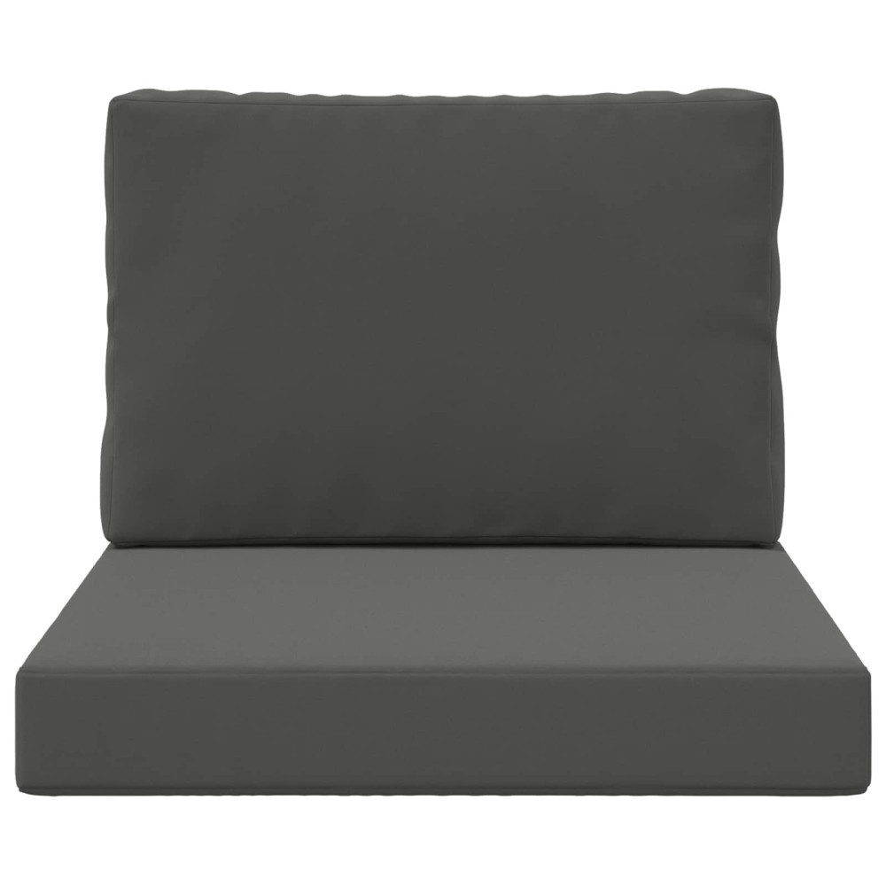Produktbild för Utomhus Soffa Kudde 2 pcs Antracit Polyester