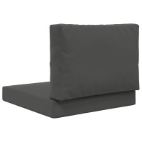 Produktbild för Utomhus Soffa Kudde 2 pcs Antracit Polyester