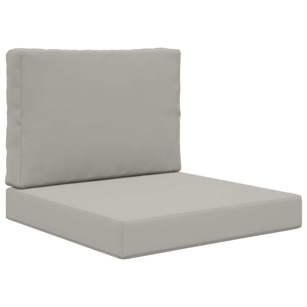 Produktbild för Utomhus Soffa Kudde 2 pcs Grå Polyester