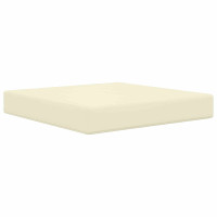 Produktbild för Utomhus Soffa Kudde 2 pcs Kräm Polyester