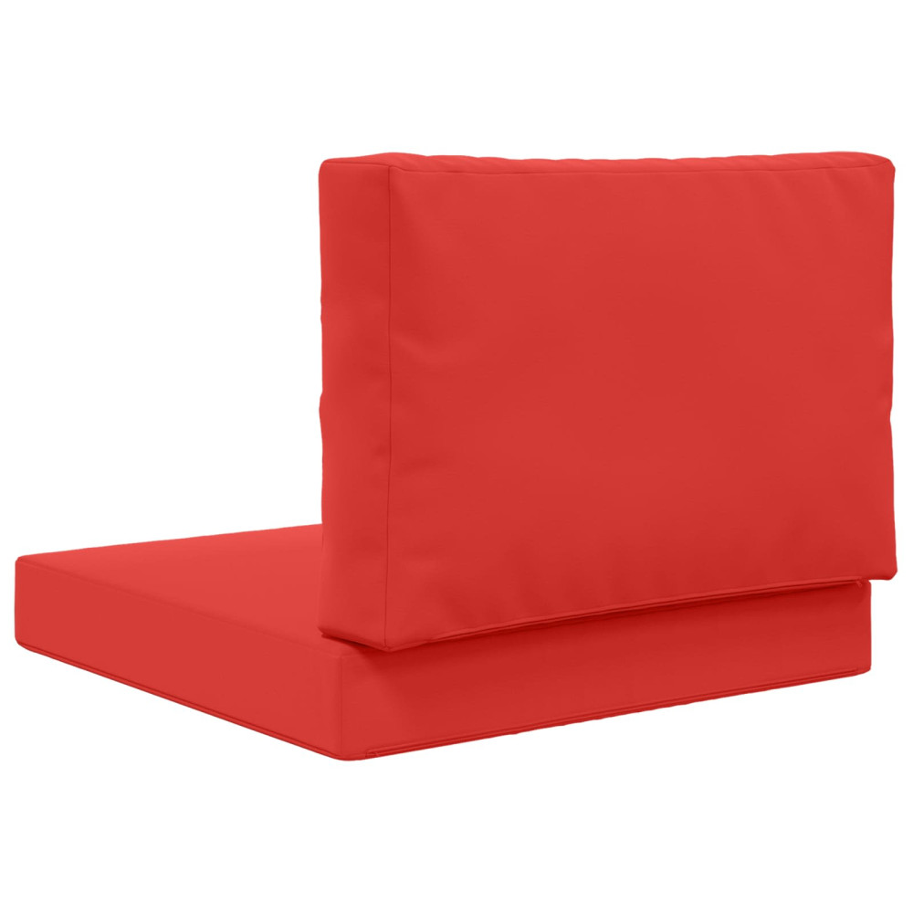 Produktbild för Utomhus Soffa Kudde 2 pcs Röd Polyester