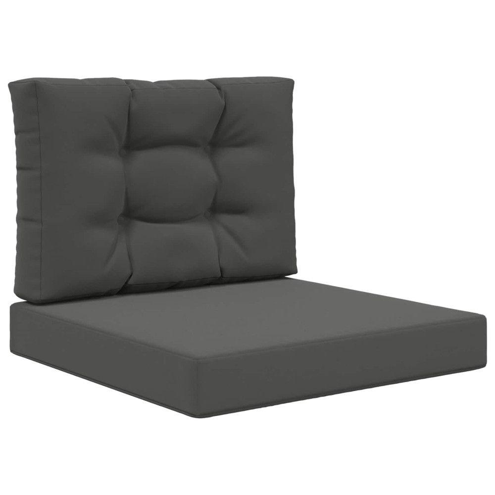 Produktbild för Utomhus Soffa Kudde 2 pcs Antracit Polyester