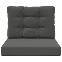 Produktbild för Utomhus Soffa Kudde 2 pcs Antracit Polyester