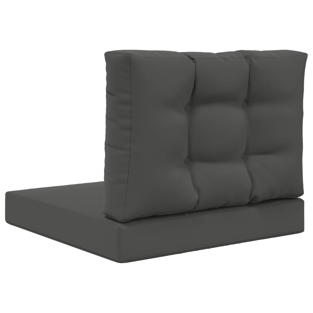 Produktbild för Utomhus Soffa Kudde 2 pcs Antracit Polyester