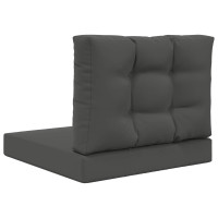 Produktbild för Utomhus Soffa Kudde 2 pcs Antracit Polyester