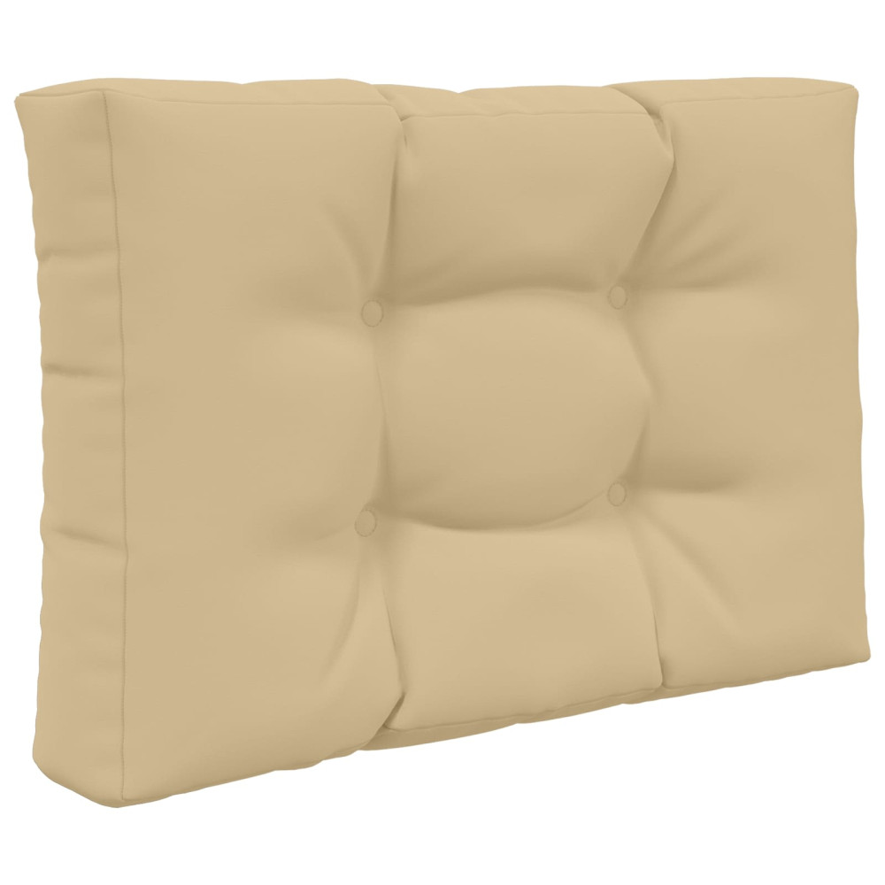 Produktbild för Utomhus Soffa Kudde 2 pcs Beige Polyester