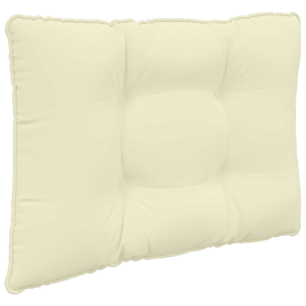 Produktbild för Utomhus Soffa Kudde 2 pcs Kräm Polyester