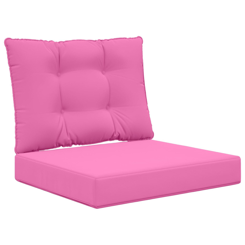 Produktbild för Utomhus Soffa Kudde 2 pcs Rosa Polyester