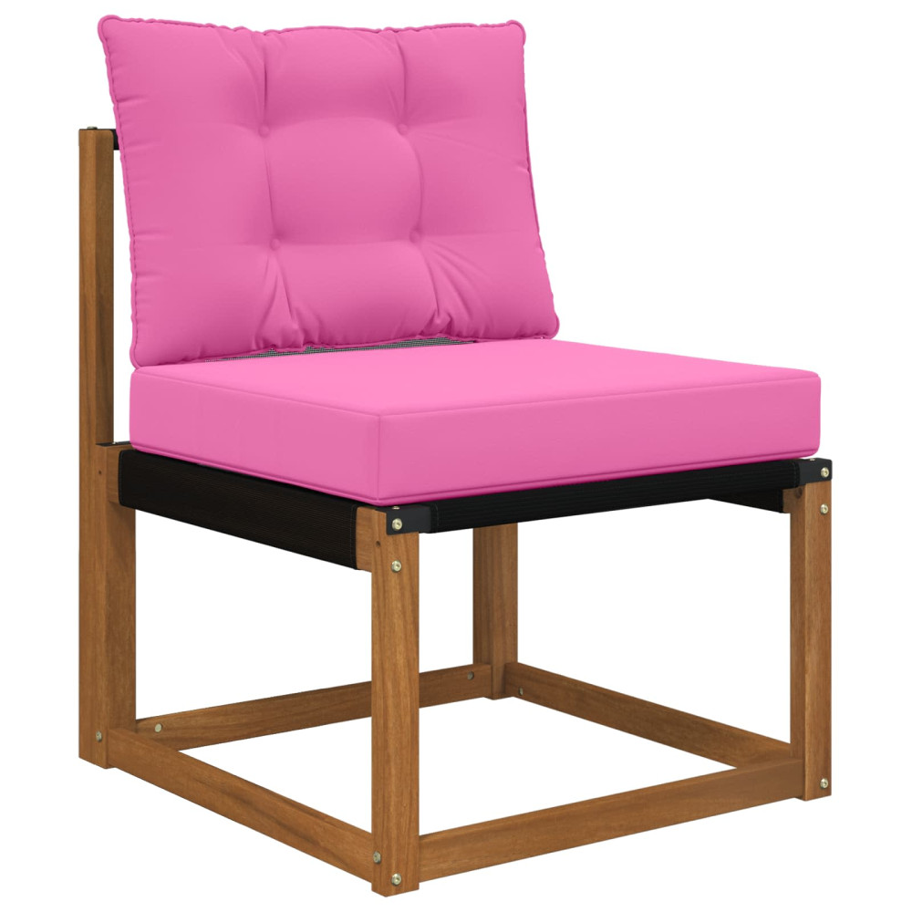 Produktbild för Utomhus Soffa Kudde 2 pcs Rosa Polyester