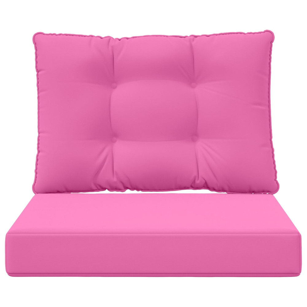 Produktbild för Utomhus Soffa Kudde 2 pcs Rosa Polyester