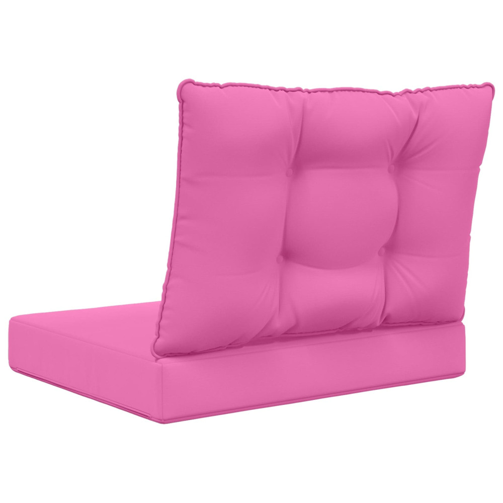 Produktbild för Utomhus Soffa Kudde 2 pcs Rosa Polyester