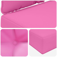 Produktbild för Utomhus Soffa Kudde 2 pcs Rosa Polyester