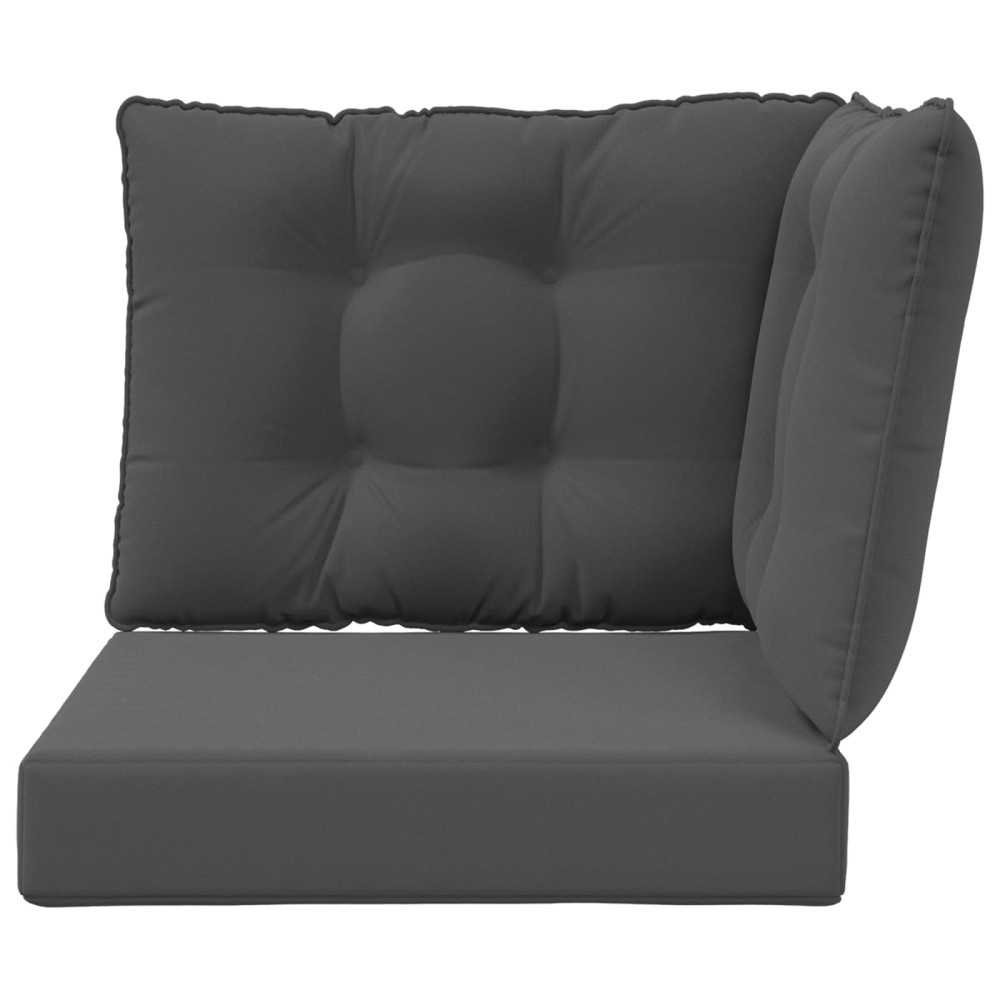 Produktbild för Utomhus Soffa Kudde 3 pcs Antracit Polyester