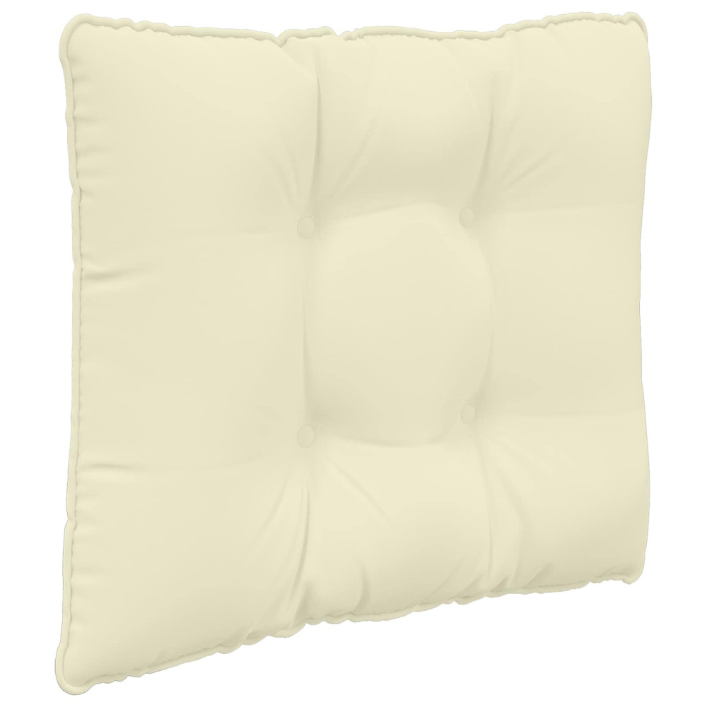 Produktbild för Utomhus Soffa Kudde 3 pcs Kräm Polyester