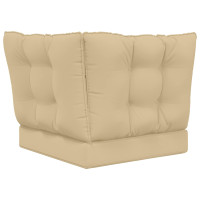Produktbild för Utomhus Soffa Kudde 3 pcs Beige Polyester