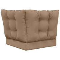 Produktbild för Utomhus Soffa Kudde 3 pcs Taupe Polyester