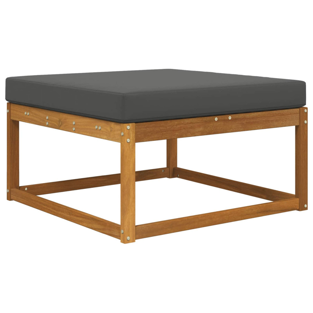 Produktbild för Utomhus Soffa Kudde Antracit 80 x 80 x 8 cm Polyester