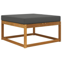 Produktbild för Utomhus Soffa Kudde Antracit 80 x 80 x 8 cm Polyester