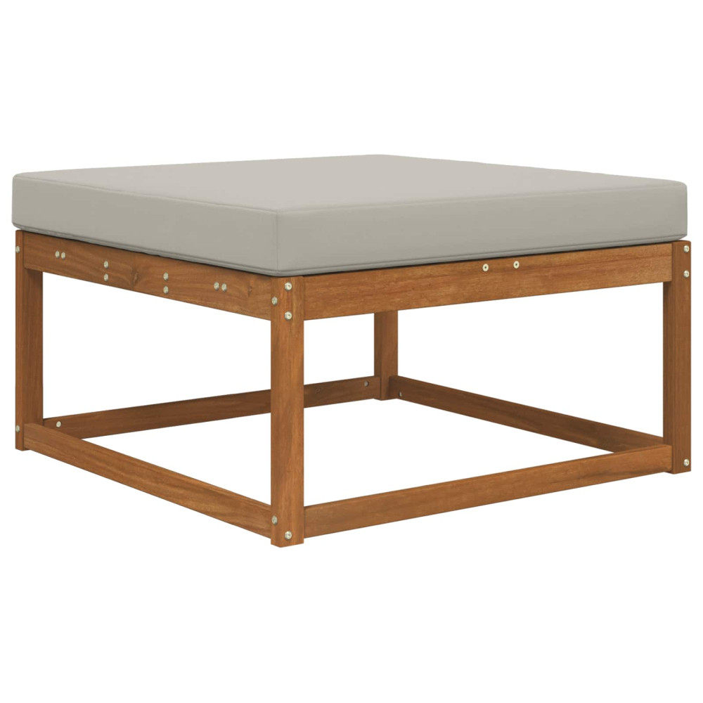 Produktbild för Utomhus Soffa Kudde Grå 80 x 80 x 8 cm Polyester