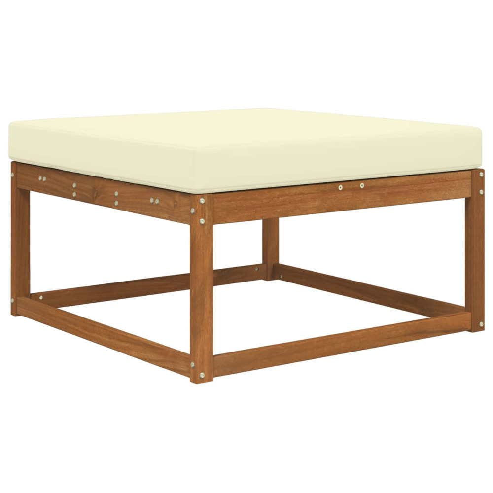 Produktbild för Utomhus Soffa Kudde Kräm 80 x 80 x 8 cm Polyester