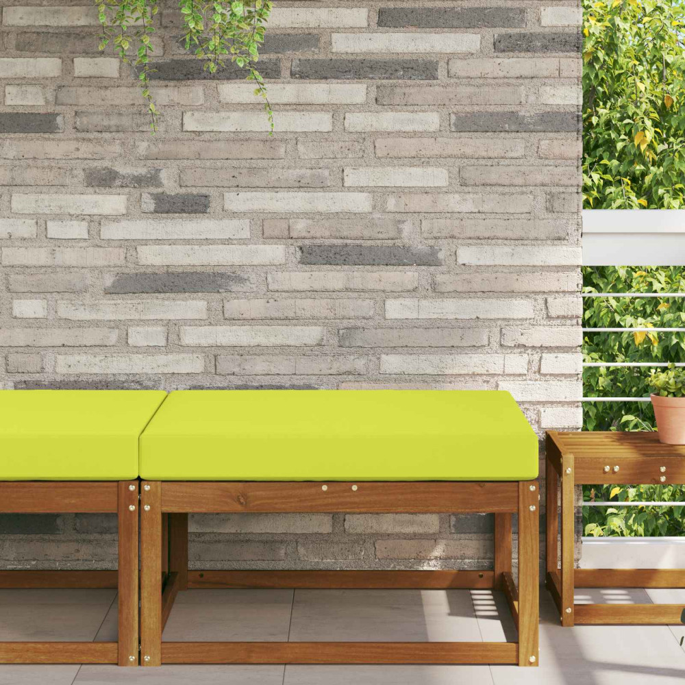 Produktbild för Utomhus Soffa Kudde Grön 80 x 80 x 8 cm Polyester