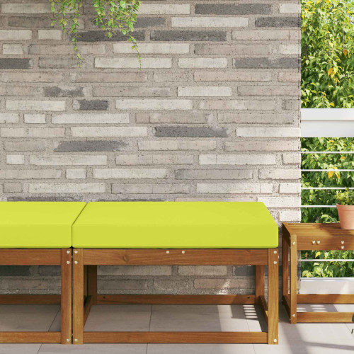 vidaXL Utomhus Soffa Kudde Grön 80 x 80 x 8 cm Polyester