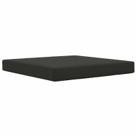 Produktbild för Utomhus Soffa Kudde Svart 80 x 80 x 8 cm Polyester