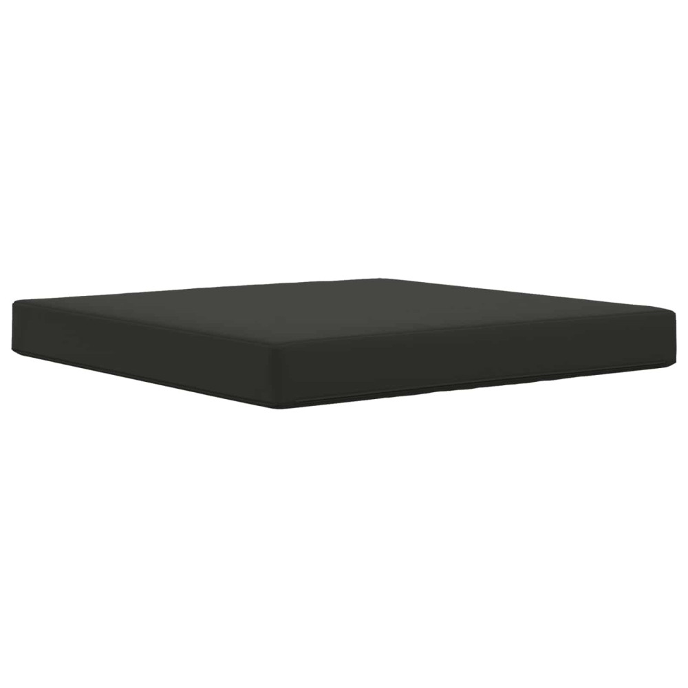 Produktbild för Utomhus Soffa Kudde Svart 80 x 80 x 8 cm Polyester
