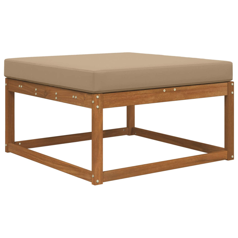 Produktbild för Utomhus Soffa Kudde Taupe 80 x 80 x 8 cm Polyester
