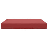 Produktbild för Utomhus Soffa Kudde Vinröd 80 x 80 x 8 cm Polyester