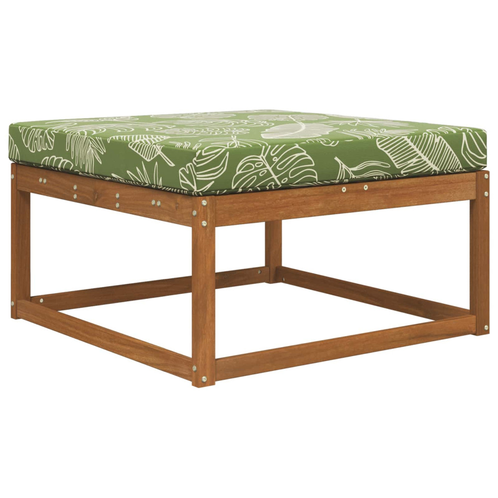 Produktbild för Utomhus Soffa Kudde Bladdesign 80 x 80 x 8 cm Polyester