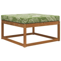 Produktbild för Utomhus Soffa Kudde Bladdesign 80 x 80 x 8 cm Polyester