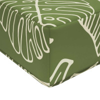 Produktbild för Utomhus Soffa Kudde Bladdesign 80 x 80 x 8 cm Polyester