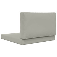 Produktbild för Utomhus Soffa Kudde 2 pcs Grå Polyester