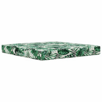 Produktbild för Utomhus Soffa Kudde 2 pcs Bladmönster Polyester