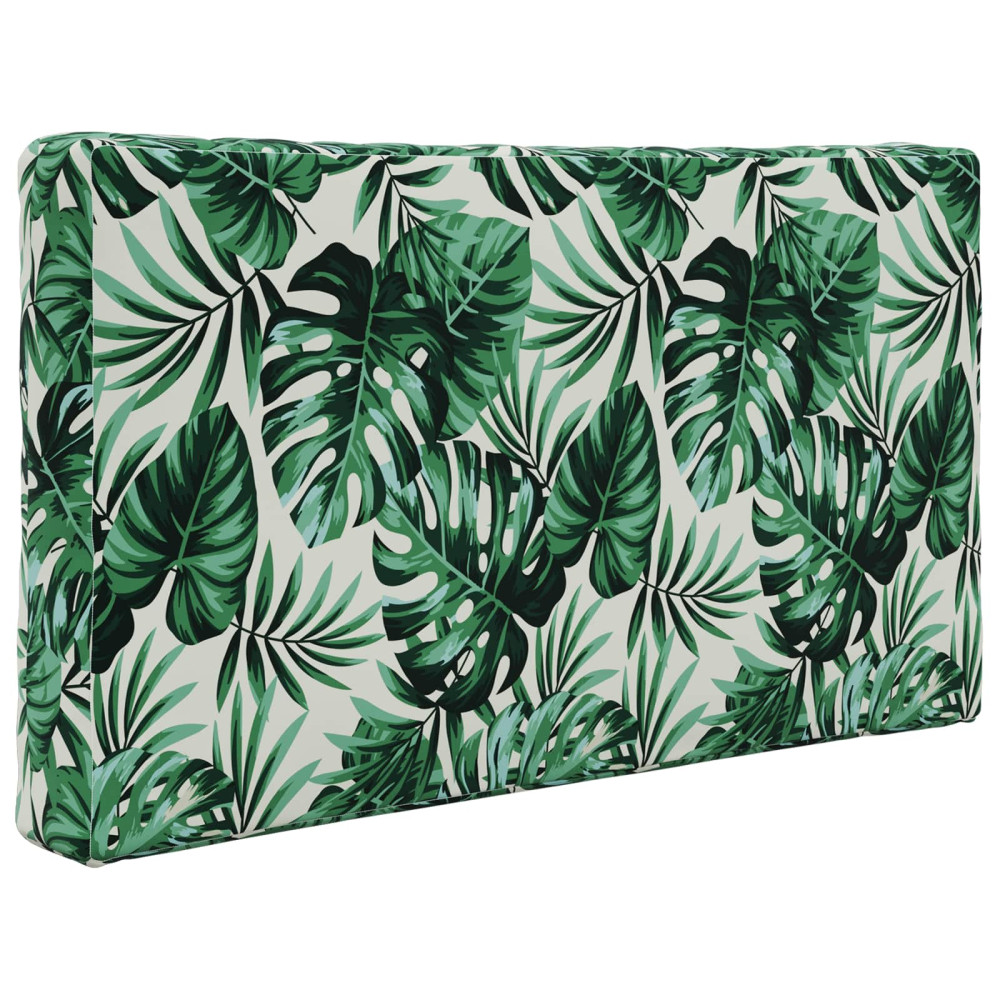 Produktbild för Utomhus Soffa Kudde 2 pcs Bladmönster Polyester