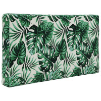 Produktbild för Utomhus Soffa Kudde 2 pcs Bladmönster Polyester