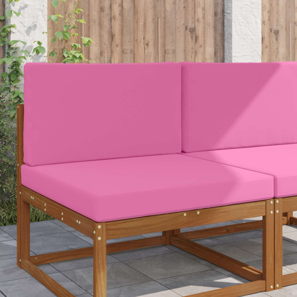 Produktbild för Utomhus Soffa Kudde 2 pcs Rosa Polyester