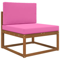 Produktbild för Utomhus Soffa Kudde 2 pcs Rosa Polyester