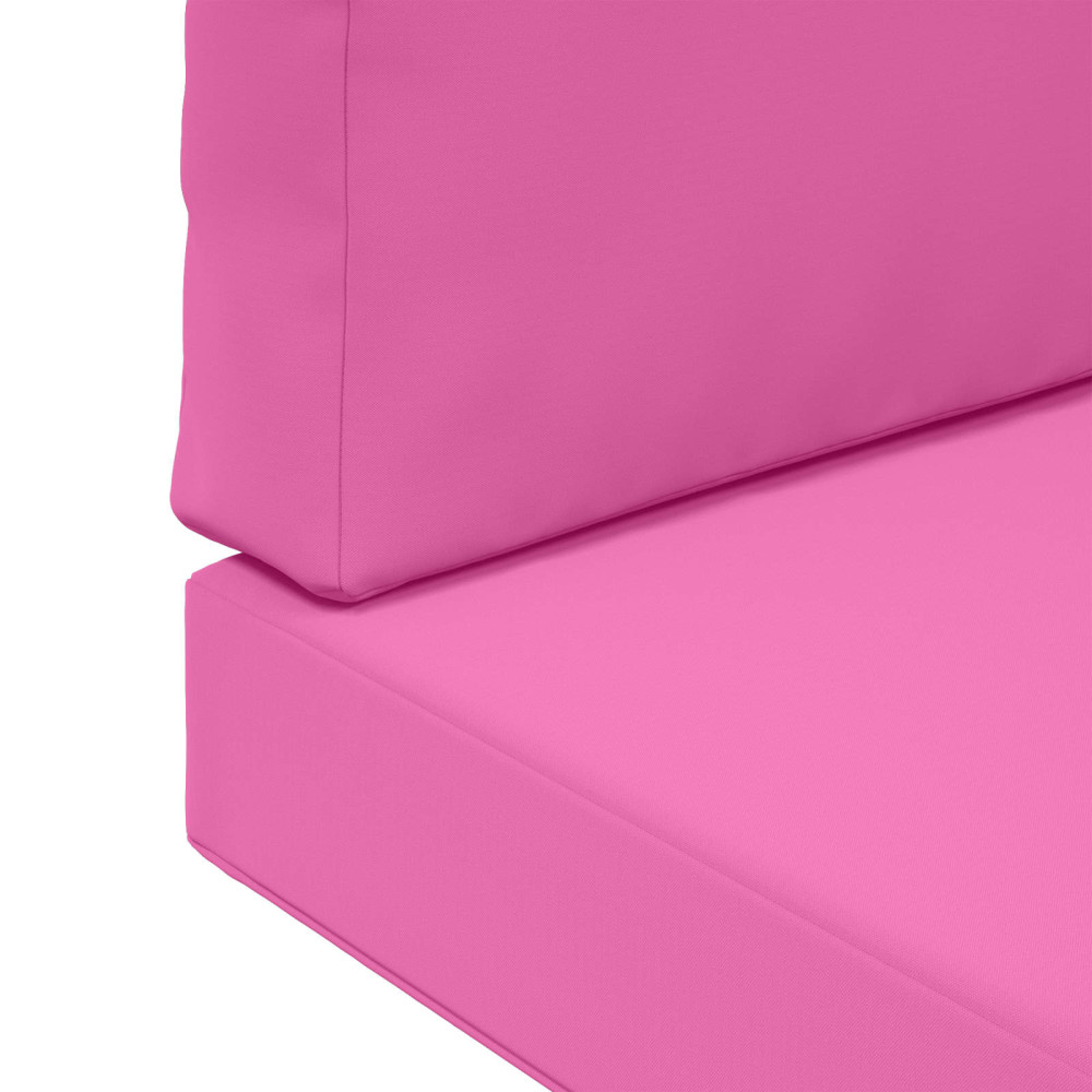 Produktbild för Utomhus Soffa Kudde 2 pcs Rosa Polyester