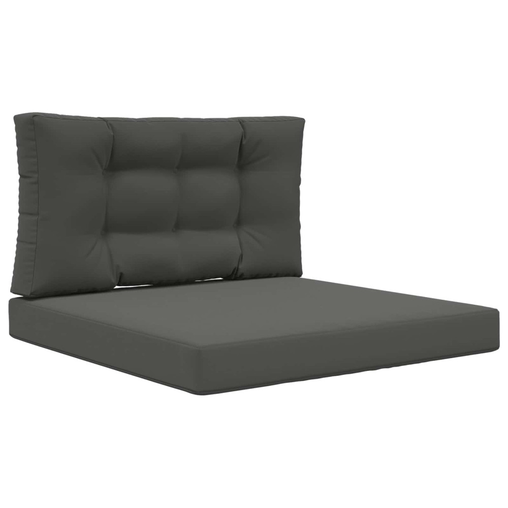 Produktbild för Utomhus Soffa Kudde 2 pcs Antracit Polyester