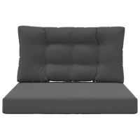 Produktbild för Utomhus Soffa Kudde 2 pcs Antracit Polyester