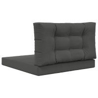 Produktbild för Utomhus Soffa Kudde 2 pcs Antracit Polyester