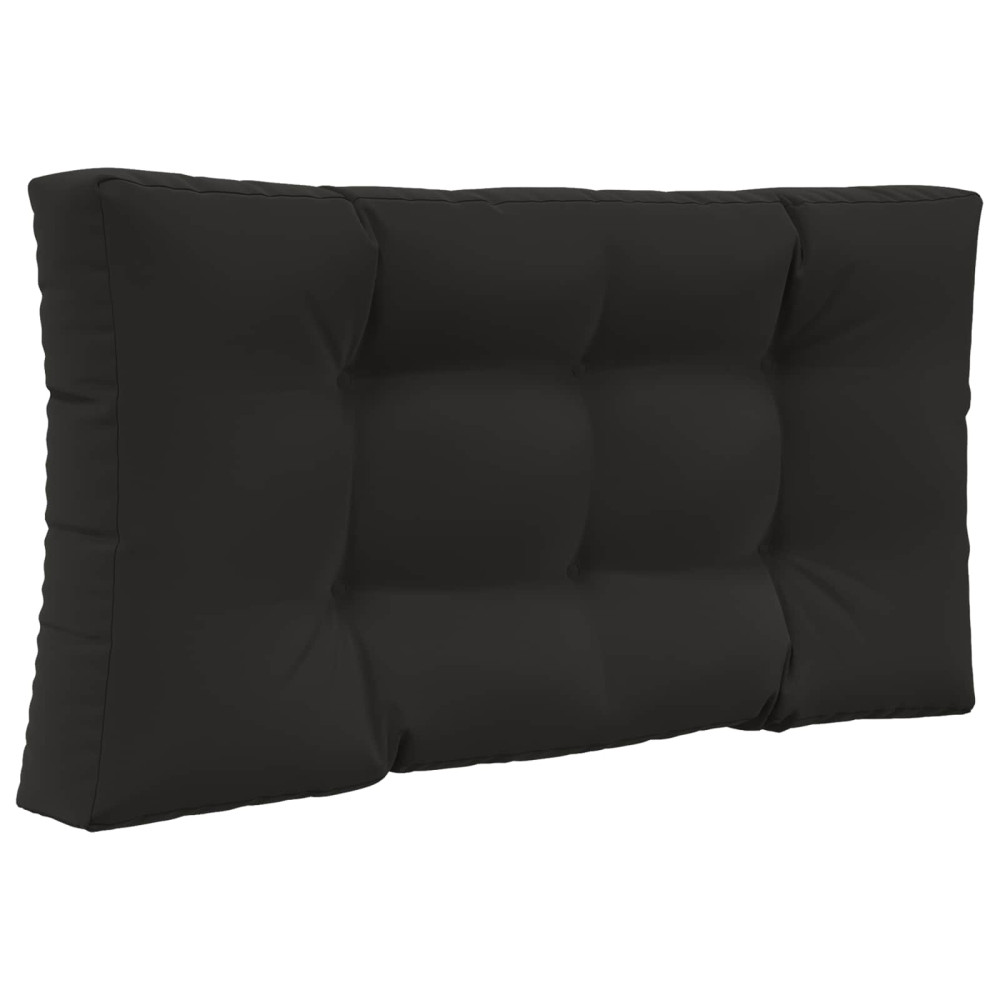 Produktbild för Utomhus Soffa Kudde 2 pcs Svart Polyester