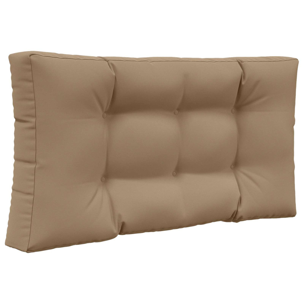 Produktbild för Utomhus Soffa Kudde 2 pcs Taupe Polyester