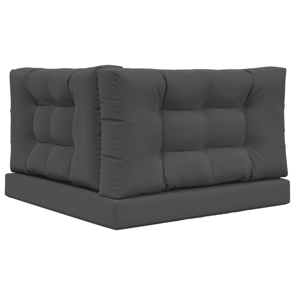Produktbild för Utomhus Soffa Kudde 3 pcs Antracit Polyester