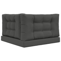 Produktbild för Utomhus Soffa Kudde 3 pcs Antracit Polyester