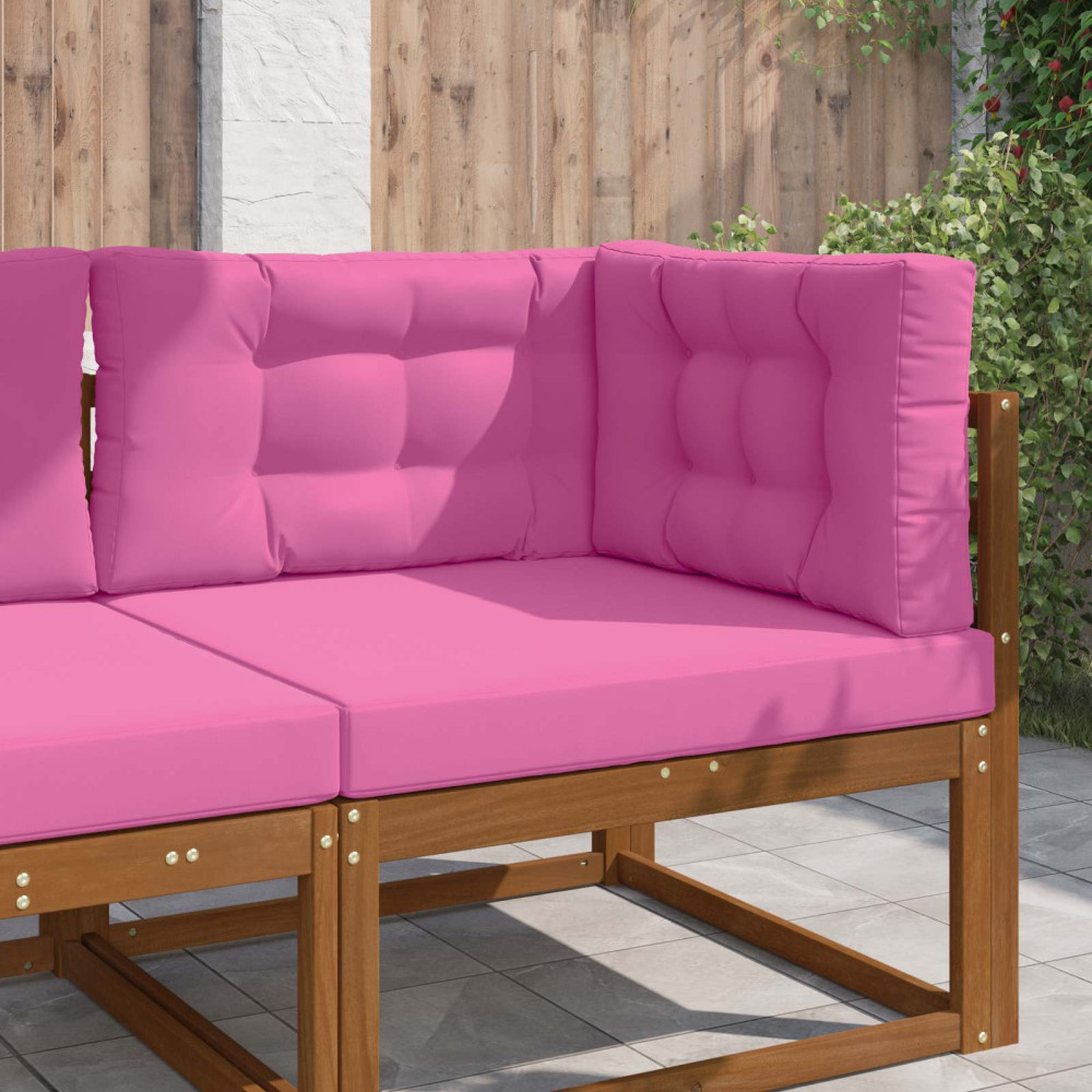 Produktbild för Utomhus Soffa Kudde 3 pcs Rosa Polyester