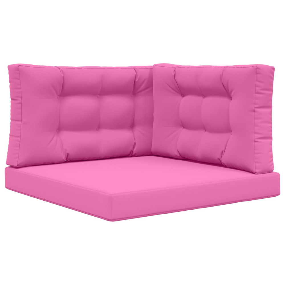 Produktbild för Utomhus Soffa Kudde 3 pcs Rosa Polyester