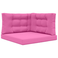 Produktbild för Utomhus Soffa Kudde 3 pcs Rosa Polyester
